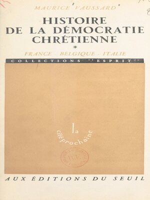 cover image of Histoire de la démocratie chrétienne (1)